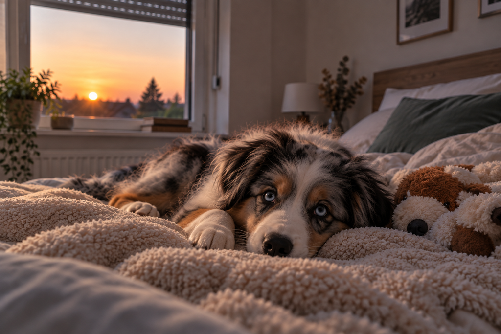 chiot se réveille à 5 heures