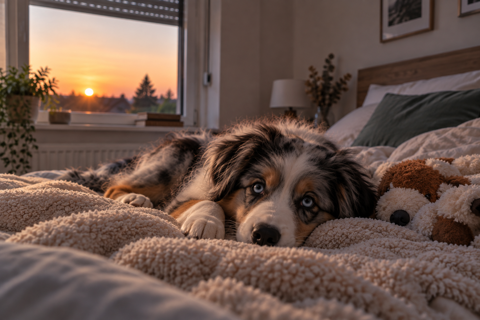 Mon chiot se réveille à 5 heures du matin : comment le faire dormir plus longtemps ?